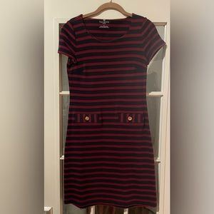 Burgundy Talbots traditional knit dress